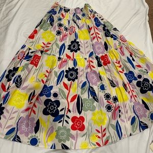 Karli printed 100% cotton maxi skirt size US M